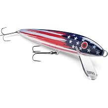 Rapala Giant Lure US Flag Collectible Display Fishing Lure Decor for Man Caves Offices and Tackle Shops