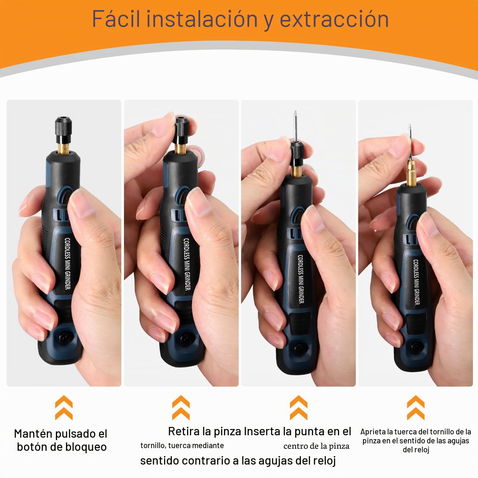 Lápiz de Grabado Eléctrico con 96 Cabezales, Multiherramienta Herramienta Rotativa, Mini Amoladora Eléctrica Grabador Inalámbrico USB Recargables Portátil para Grabar/Taladrar/Cortar/Esmerilar