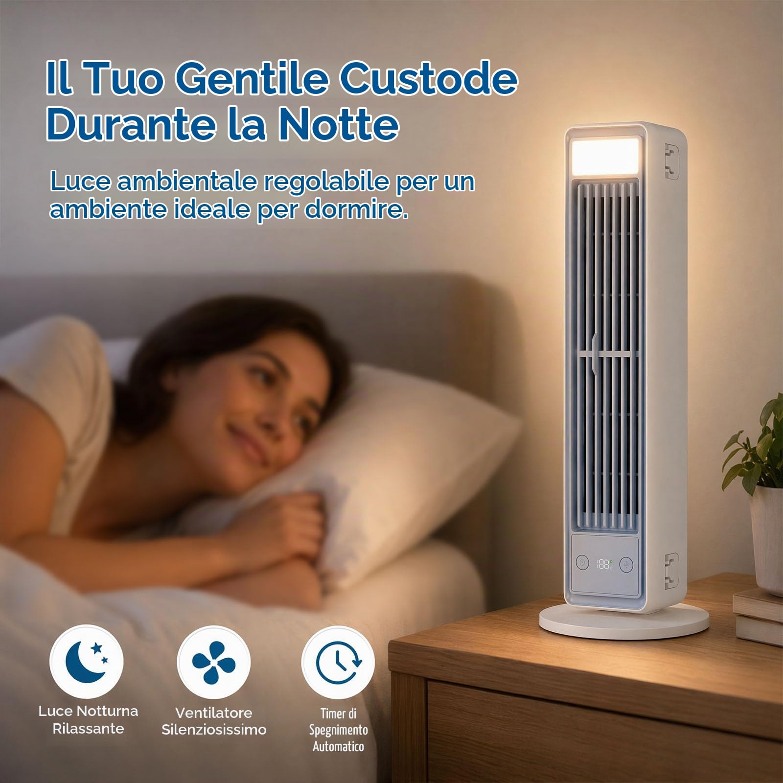 BreezaMax Air Refrigeratore, Airzuma Portable, Polar Breeze- BreezaMax Mini Cooling Ace, silenzioso ed efficiente dal punto di vista energetico, 3 velocità, design senza pale, perfetto per ufficio