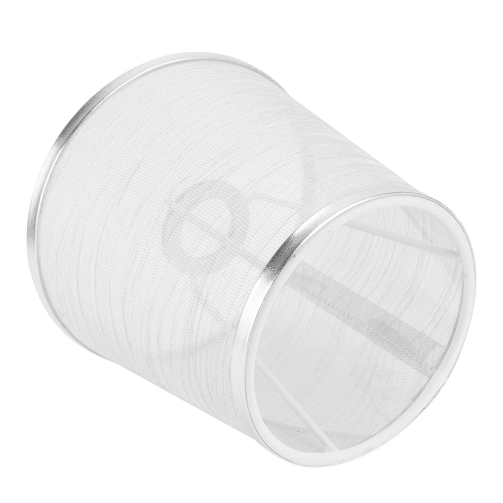 DOITOOL Silver Cloth Lampshade Decorative Cover for Ceiling Lights, Creative Design Providing Warmth and Suitable for Long-Term Use in Bedroom or Living Room