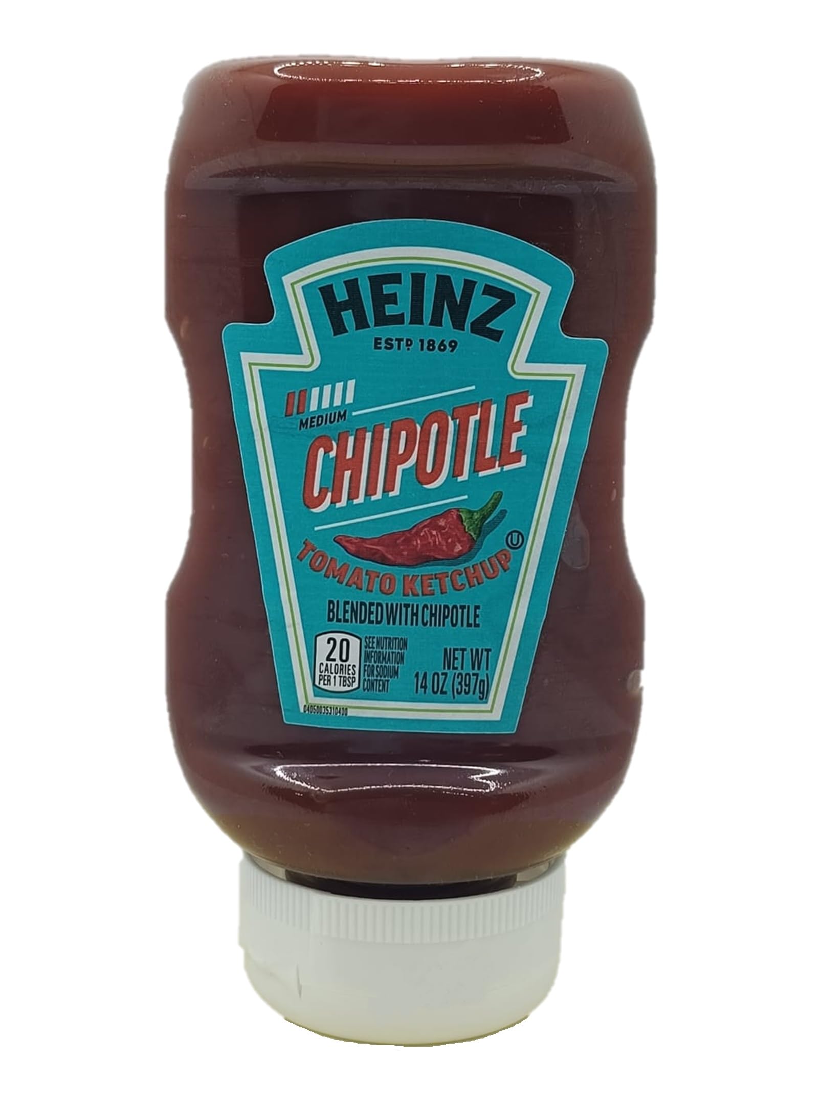 Heinzz Tomato Ketchup Blended With Chipotle, Squeeze Bottle, 397g