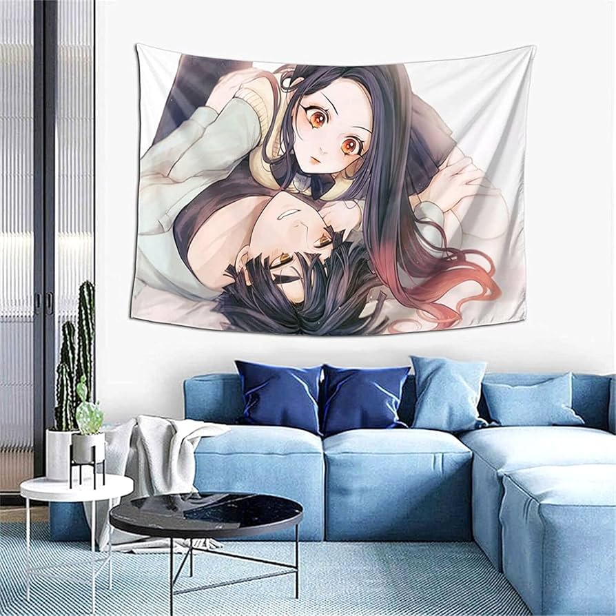 鬼滅の刃 タペストリー 約150cm x 100cm 4枚セットのれん 鬼滅の