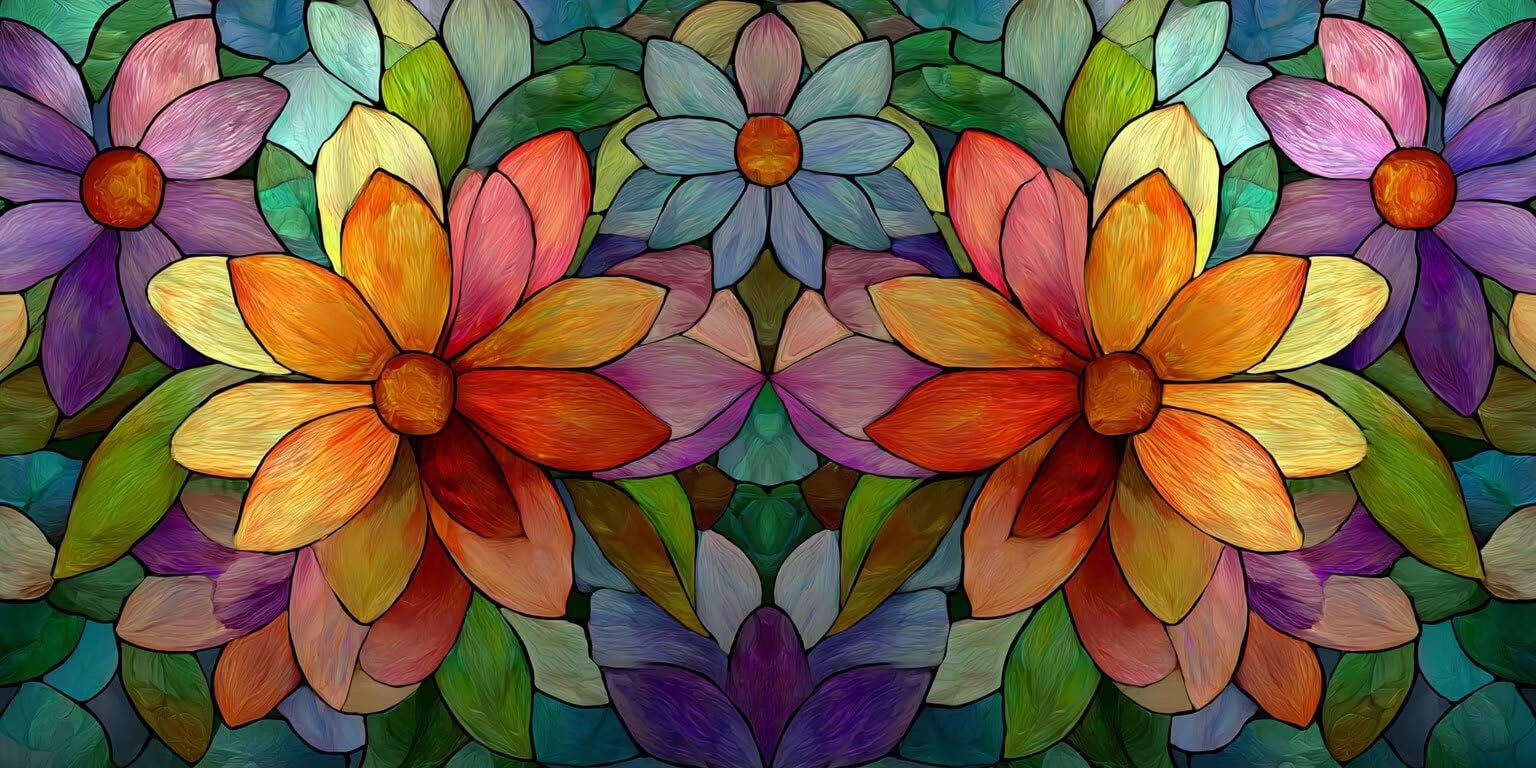 Pintar por Numeros Adultos, Flores Abstractas, 70x90cm 7JGWX-65