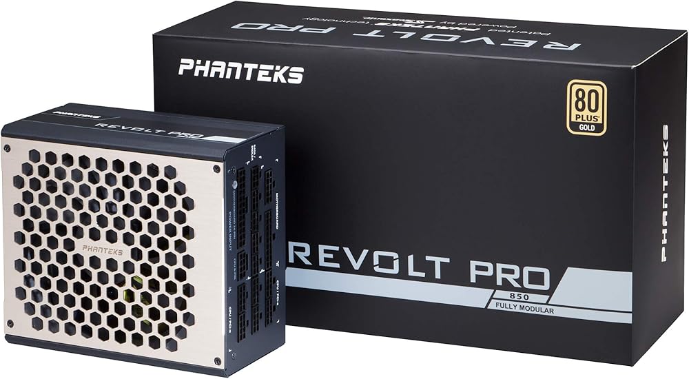 Phanteks Revolt Pro, 80+ Gold Certified 850W Fully Modular ATX Power Supply - View 1