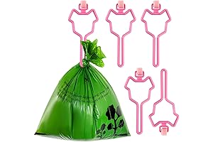 5-Pack Hands-Free Dog Poo Buddy Leash Attachment
