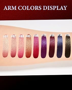 Glitter Peach Pink Metallic Lipstick for Women,Long Lasting Shimmer Sparkling Diamond Lipstick Glitter High Pigmented Lip Gloss Metallic Matte Red Lip Color Stain Waterproof,Non Stick Lips Makeup-02