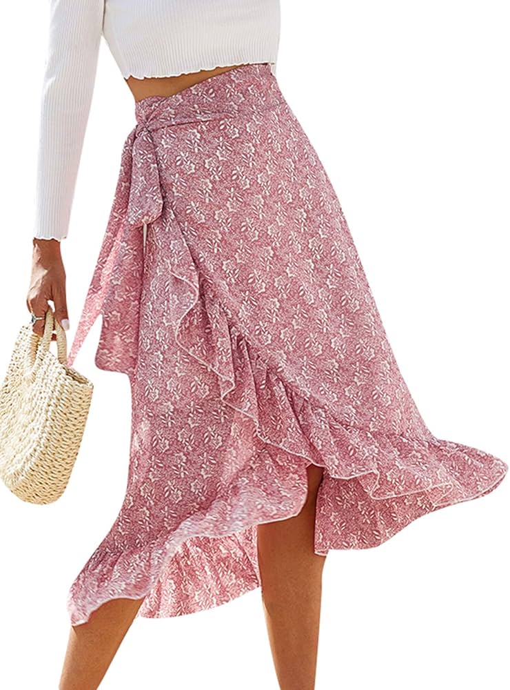 Amazon Wrap Maxi Skirt