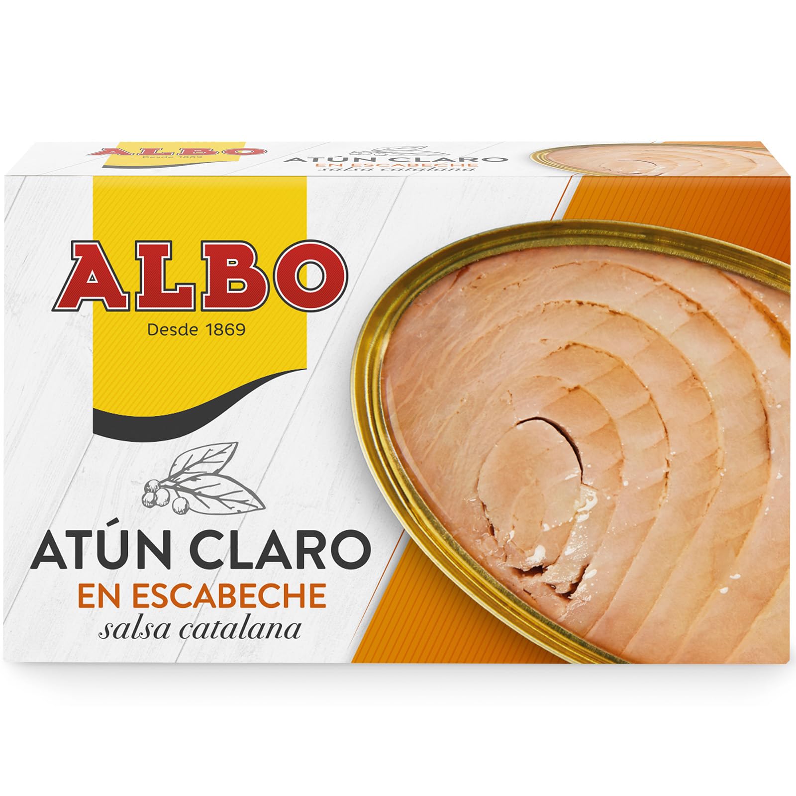 Albo Conserva de Atún Claro en Escabeche, Lata 112 g
