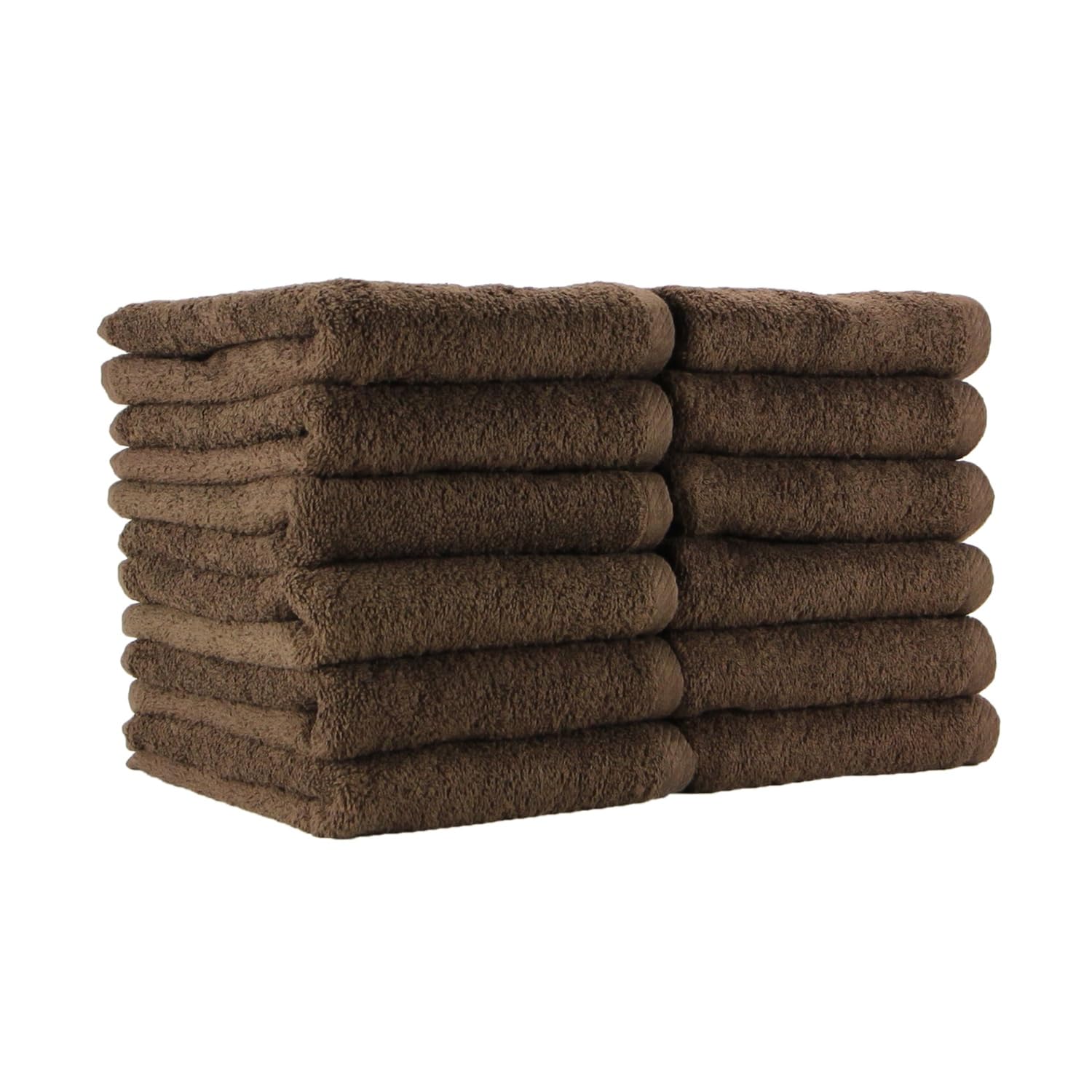 Arkwright Bleach Safe Salon Towels Pack of 12 (16x27, Brown)