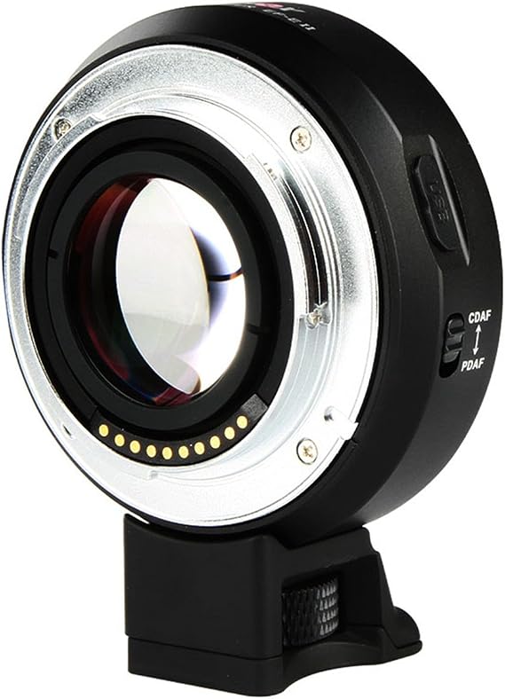 VILTROX EF-E II F Amplifier Lens Adapter Converter for Canon EF Lens to Sony A7 A9 A7R A7S A6300 A6500, Support CDAF PDAF Focus/Autofocus/Increase Aperture
