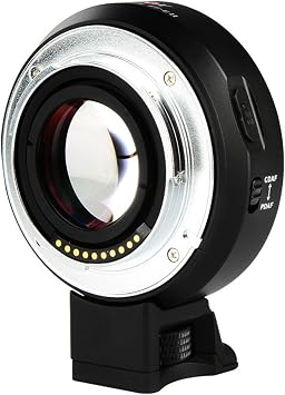 VILTROX EF-E II F Amplifier Lens Adapter Converter for Canon EF Lens to Sony A7 A9 A7R A7S A6300 A6500, Support CDAF PDAF Focus/Autofocus/Increase Aperture