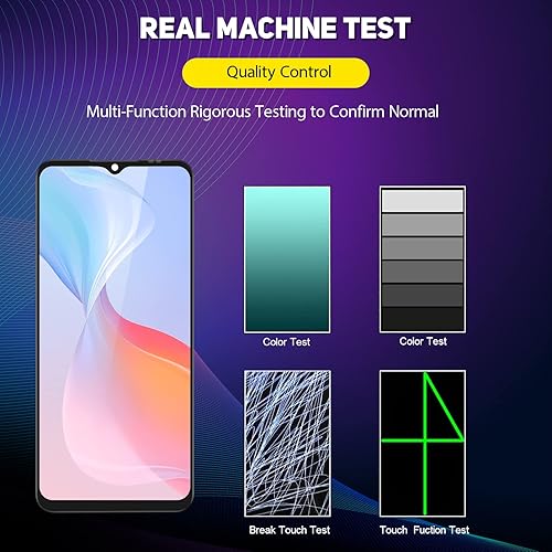 Miniatura 4 de YWLRONG para Boost Mobile Celero 5G Reemplazo de pantalla LCD táctil digitalizador Asamblea para Boost Mobile Celero 5G con kit (negro)