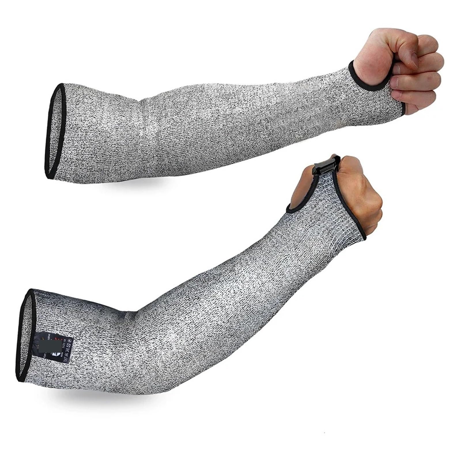 Guantes de seguridad anticorte Manga de seguridad for brazo, guantes protectores for muñeca y brazo de trabajo, brazales protectores anticortes, protección for brazo nivel 5 H+P+P+E, mangas de trabajo
