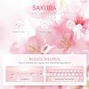 Skin Care for Teenage Girls, Sakura Facial Skin Care Sets & Kits, Complete Gifts for Women with Cleanser, Serum, Sleeping Mask, Mud Mask, Eye Mask, Face Cream, Brush, Headband, Hair Clip&Tie, 19PCS
