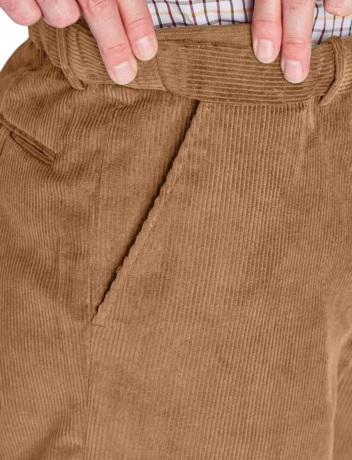 Chums Men's Corduroy Pants with Hidden Extra Stretch Elasticated Waist - Image 4
