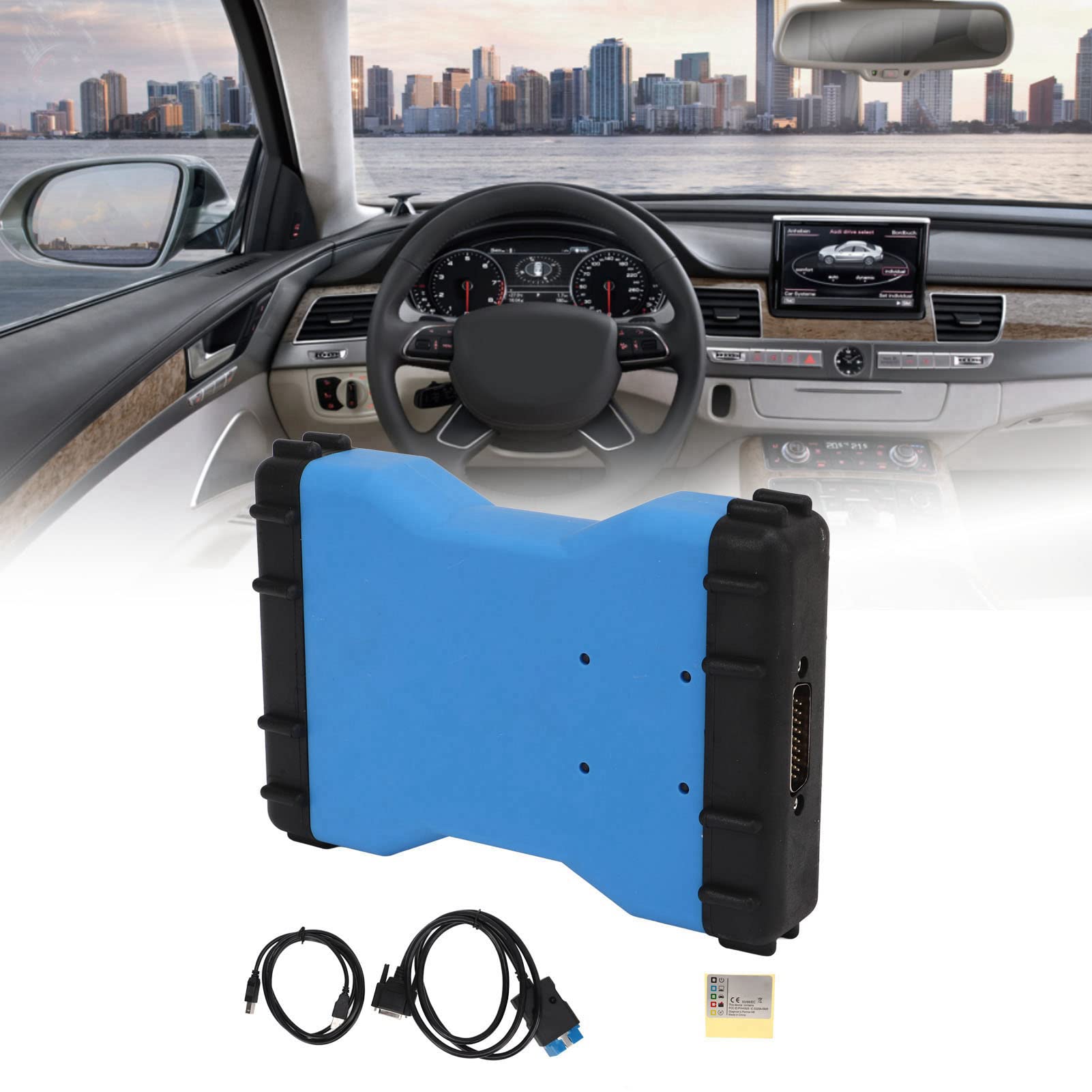 Keenso Lector de Código de Falla de Motor de Automóvil, DS150 V9 2020.23 Herramienta de Diagnóstico de Automóvil VCI 150E TCS Tablero Dual con Bluetooth Sensible Preciso para Vehículo