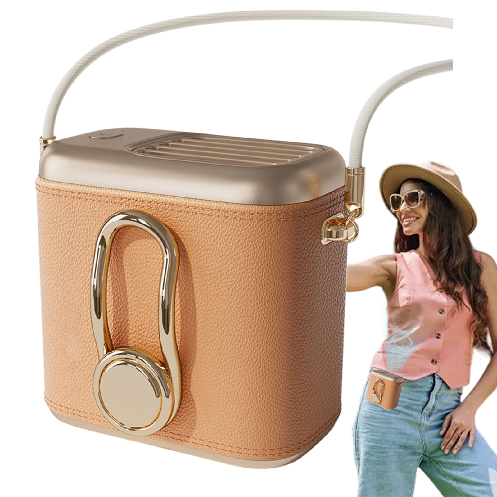 Gadget de refroidissement portable et ventilateur de taille autonome