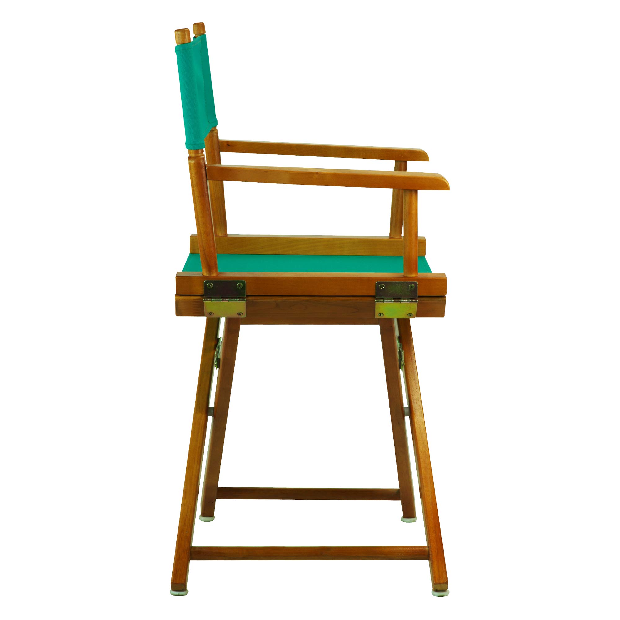 Casual Home 18" Director's Chair Honey Oak Frame with Teal Canvas