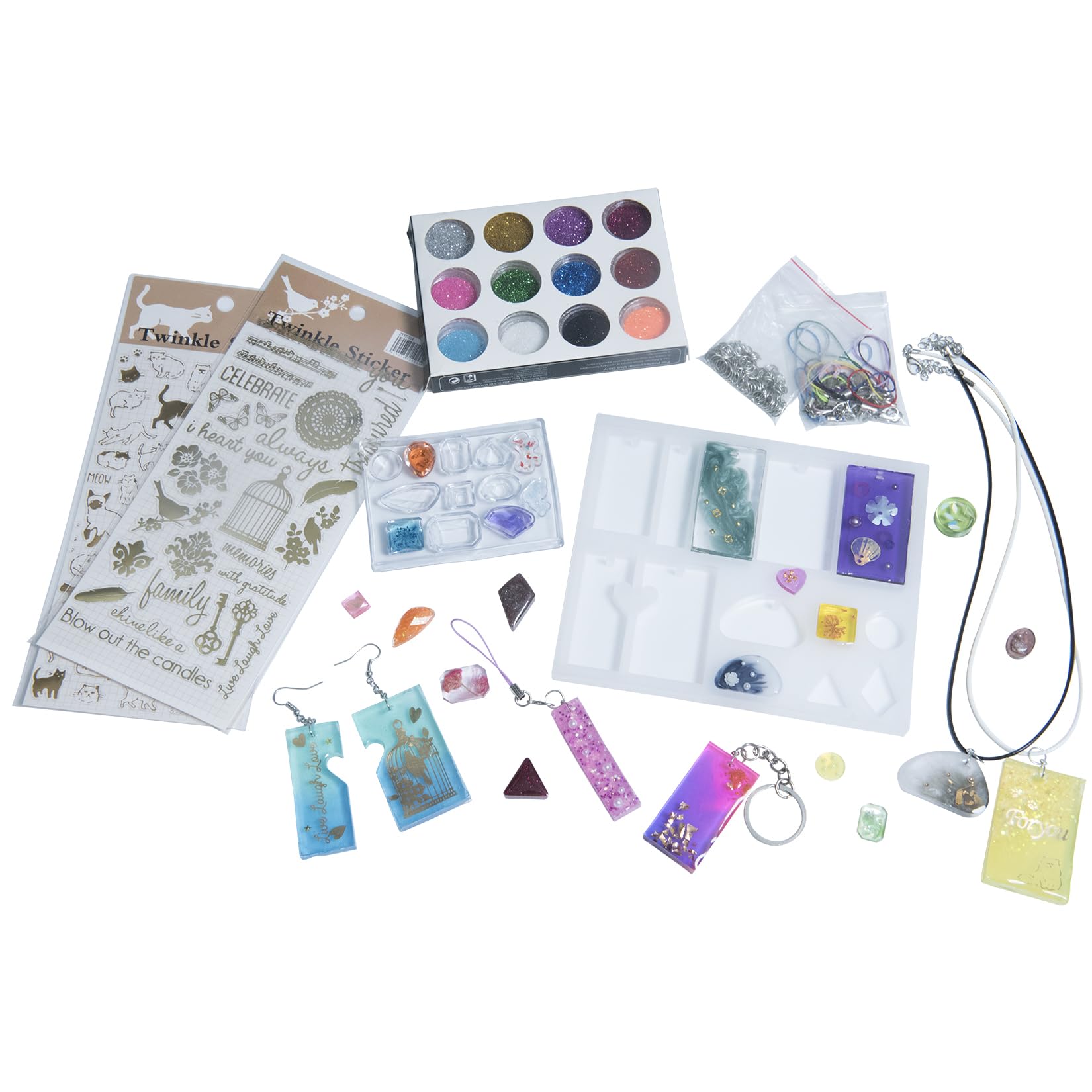 Kits De Résine Pour Débutants, Kit De Fabrication De Bijoux En