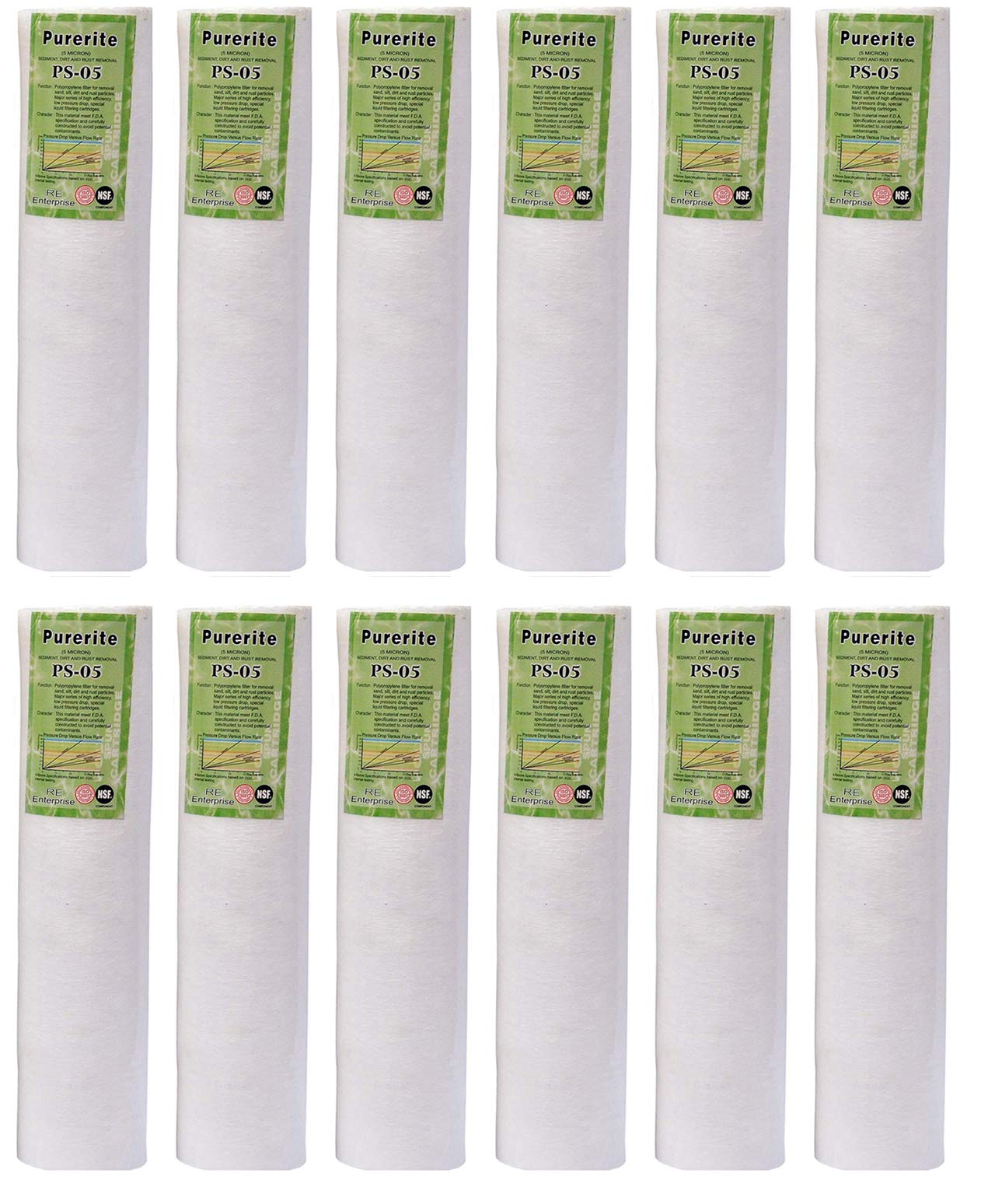 5 Micron PS-05 10" in PP Spun Filter Set for All Type RO Purifiers 10 in -12-image-40