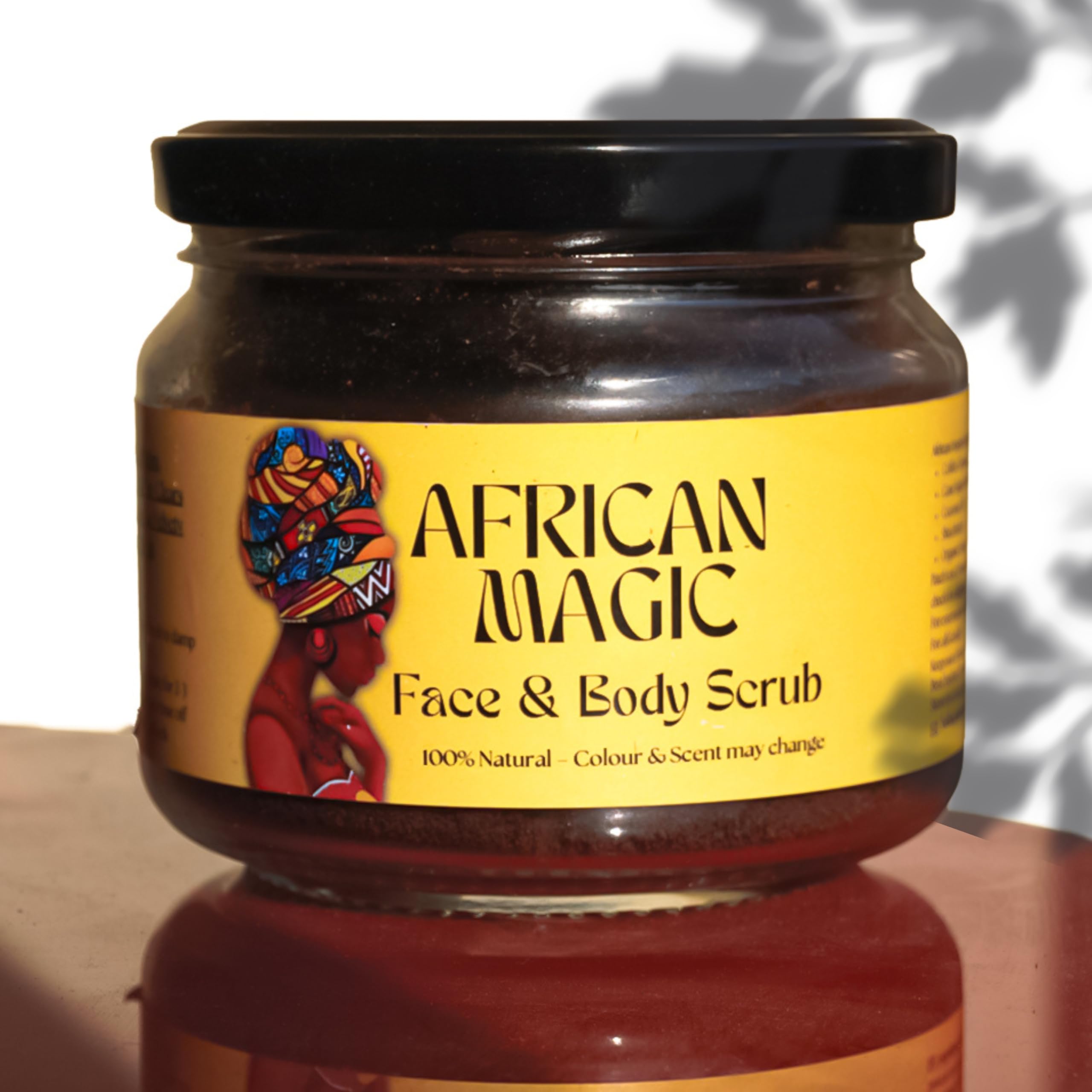 African Magic Face & Body Scrub for Men & Women - 100% Natural African Skincare| Infused with Rare African Botanicals & Coffee| Deep Exfoliation & Hydration for Glowing Skin & Anti-Aging (200 g)-image-30