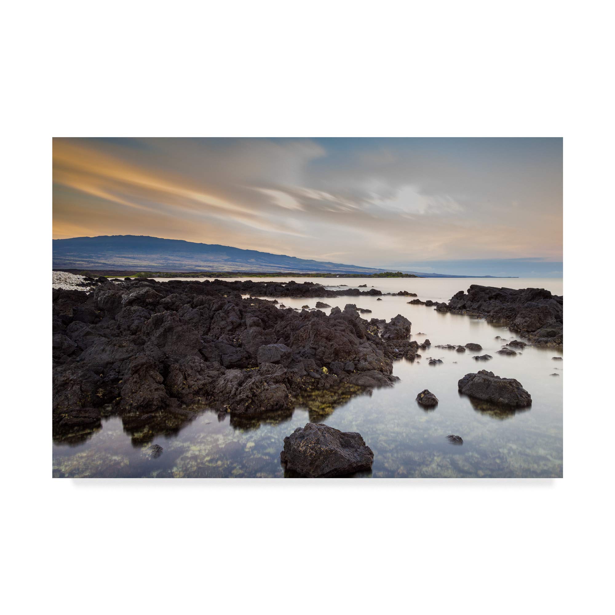Trademark Fine Art Mauna Loa Sunrise by Chris Moyer, 22x32-Inch Fine Art, Multicolor