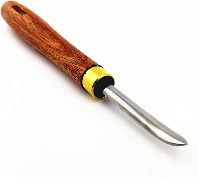 1pc 7mm Printmaking Print Mezzotint Copperplate Woodcut Resin Board Intaglio Point Engrave Etching Leathercraft Presser Burnisher Tracing Flying Dust Carving Tool