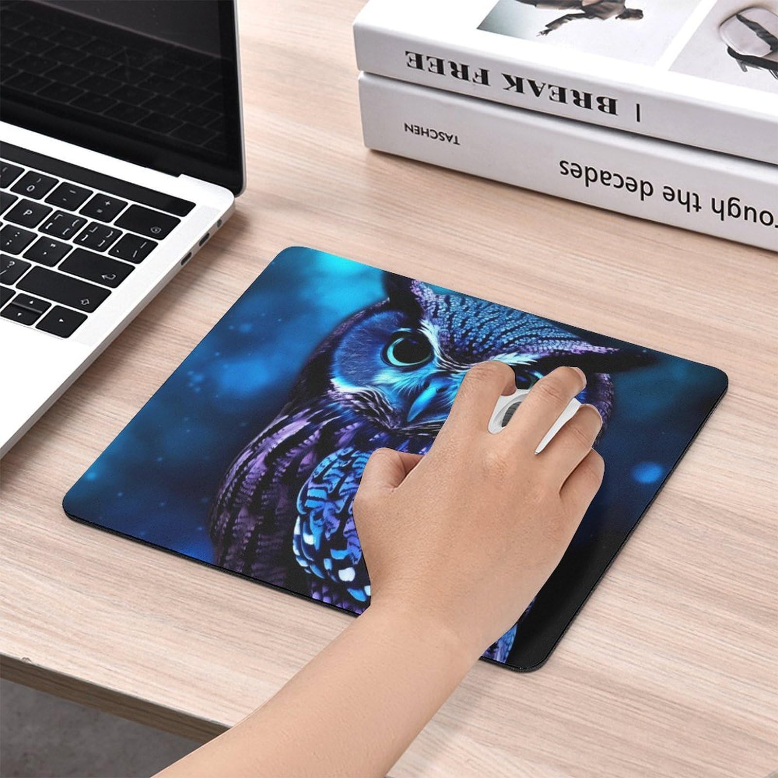 Amylove - Alfombrilla De Computadora Para Esquina De Mouse, Impermeable, Grande, De Goma, Para Oficina, Hogar, Computadora, Juegos, Suministros De Protección De Computadora, 36.2 Pulgadas (Color