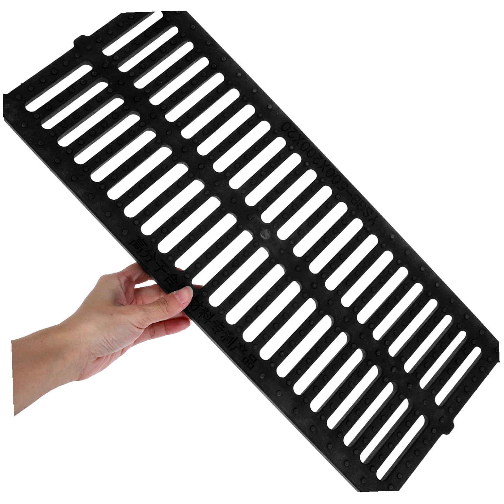Solidna 500 x 200 mm wymienna osłona odpływowa z żywicy - zewnętrzny ruszt do kanalizacji kuchennych i miejskich, profesjonalne akcesoria drenażowe