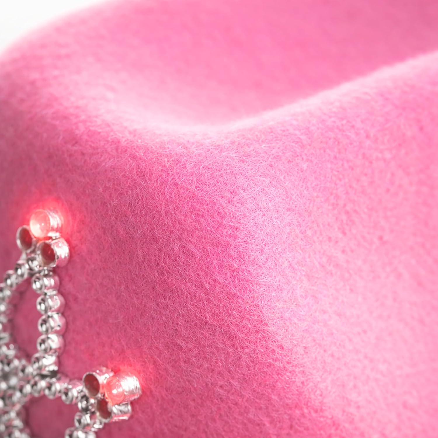 GiftExpress CHILD LED Blinking Pink Tiara Cowgirl hat Light Up Cowboy Hat - CHILD SIZE