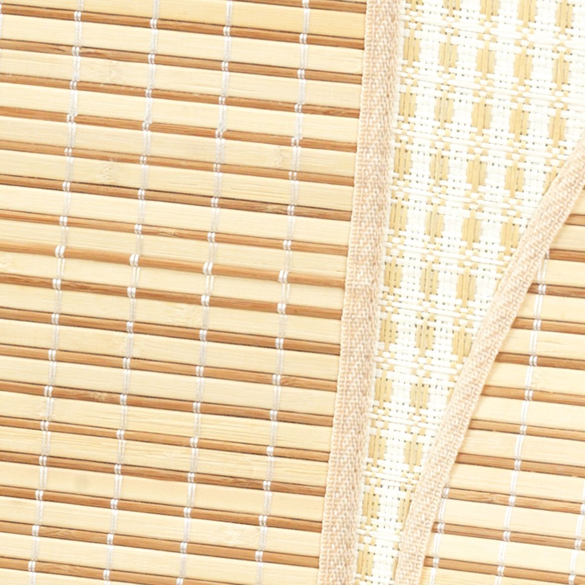 Bottari 12150 Schienale Estivo per Auto Wood Fibra Naturale di Bambù Beige