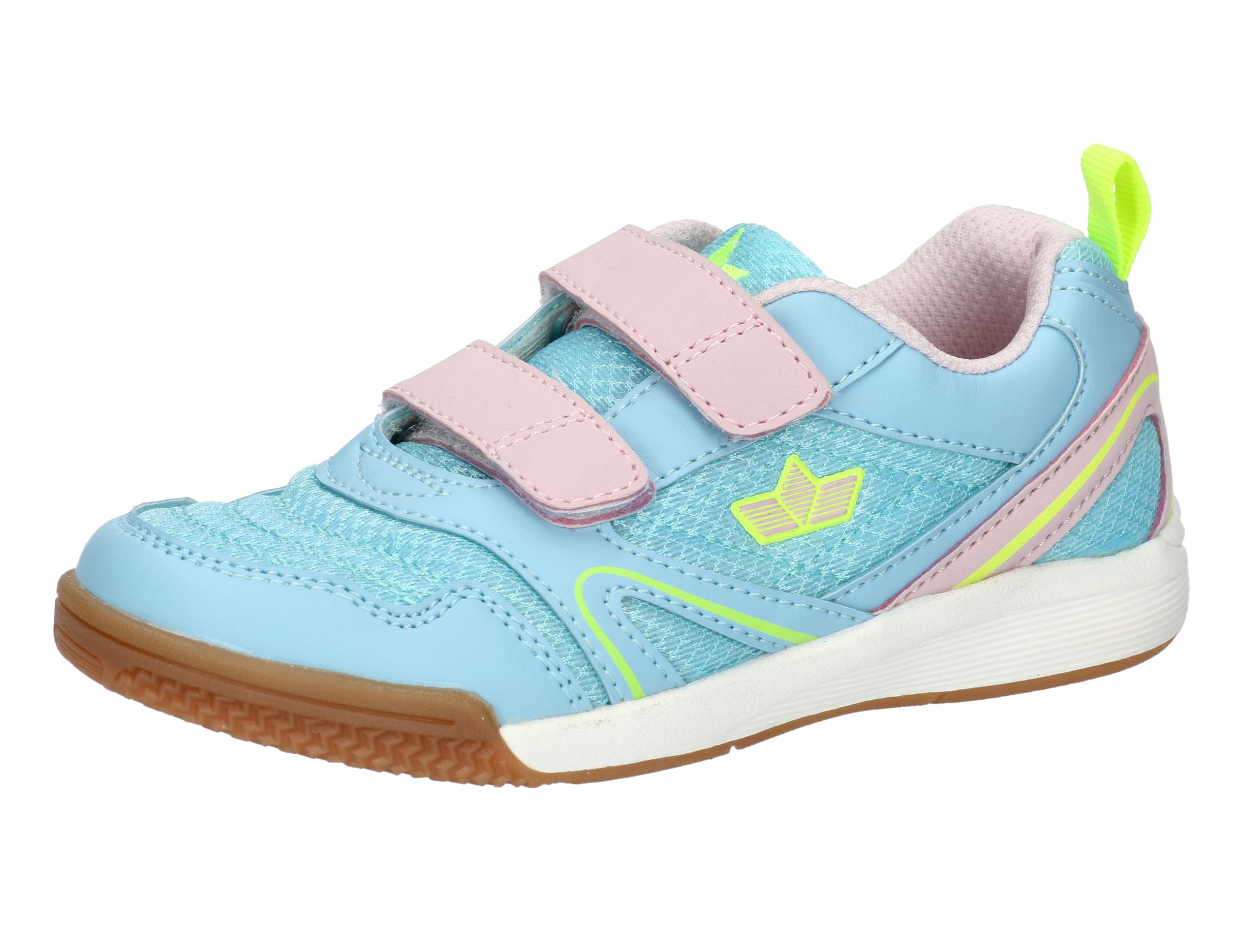 Lico Unisex Kid's Boulder V Indoor Trainers, Turquoise Pink Lemon, 41 EU