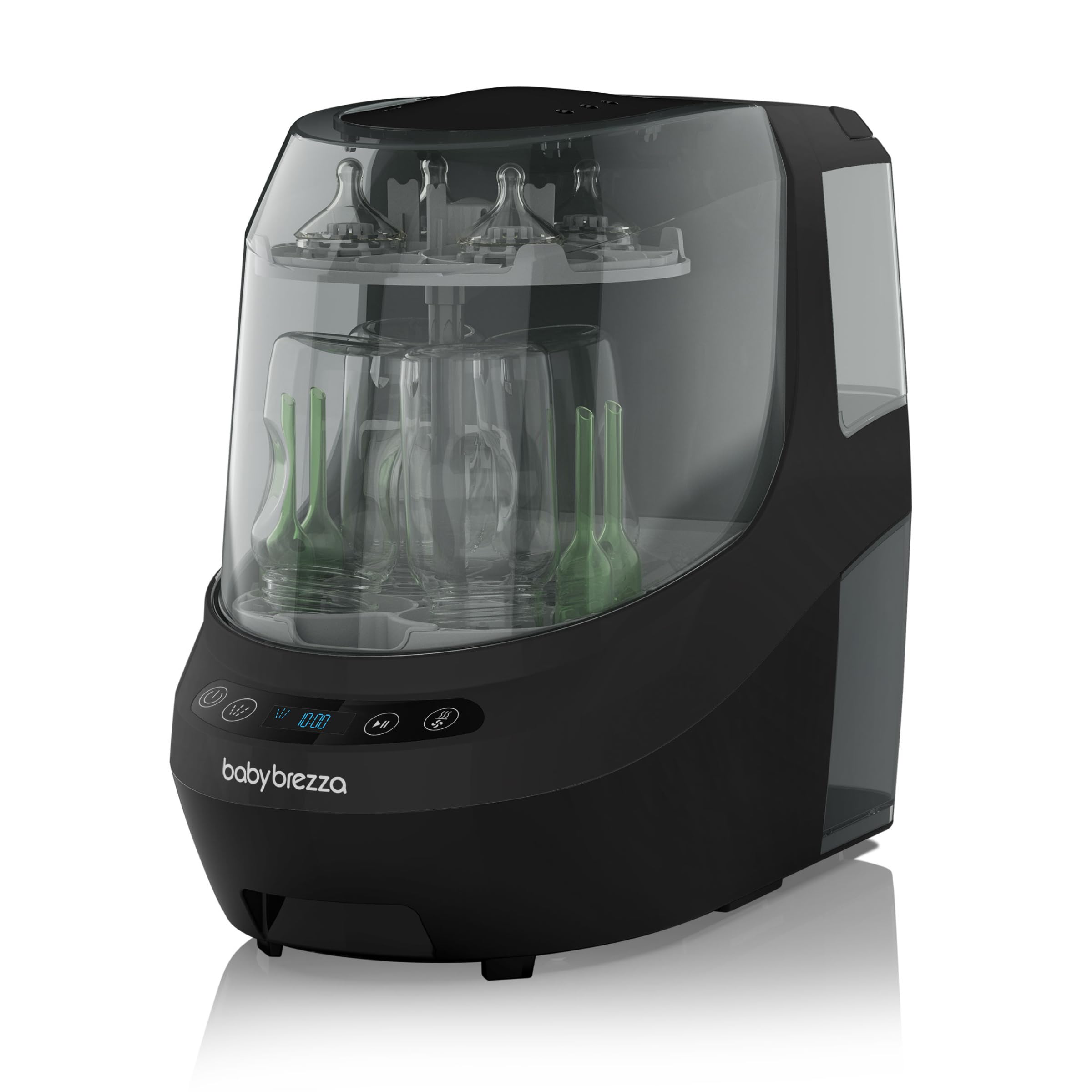 Baby Brezza Bottle Washer Pro Babyflaschenreiniger – Automatische Flaschenwaschmaschine für Babyflaschen – Reinigt, sterilisiert & trocknet – Mit HEPA-Filter, 20 Sprühdüsen & 6 Modi