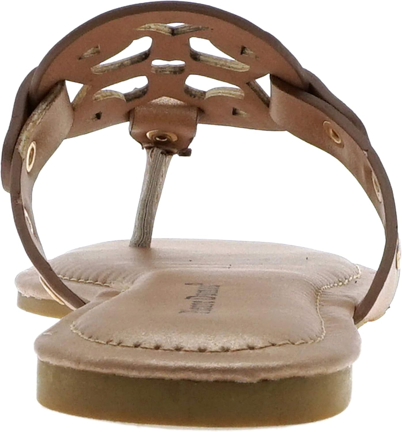 Pierre Dumas Women's Limit-20 Thong Flip Flop Sandal 6 Rose Gold