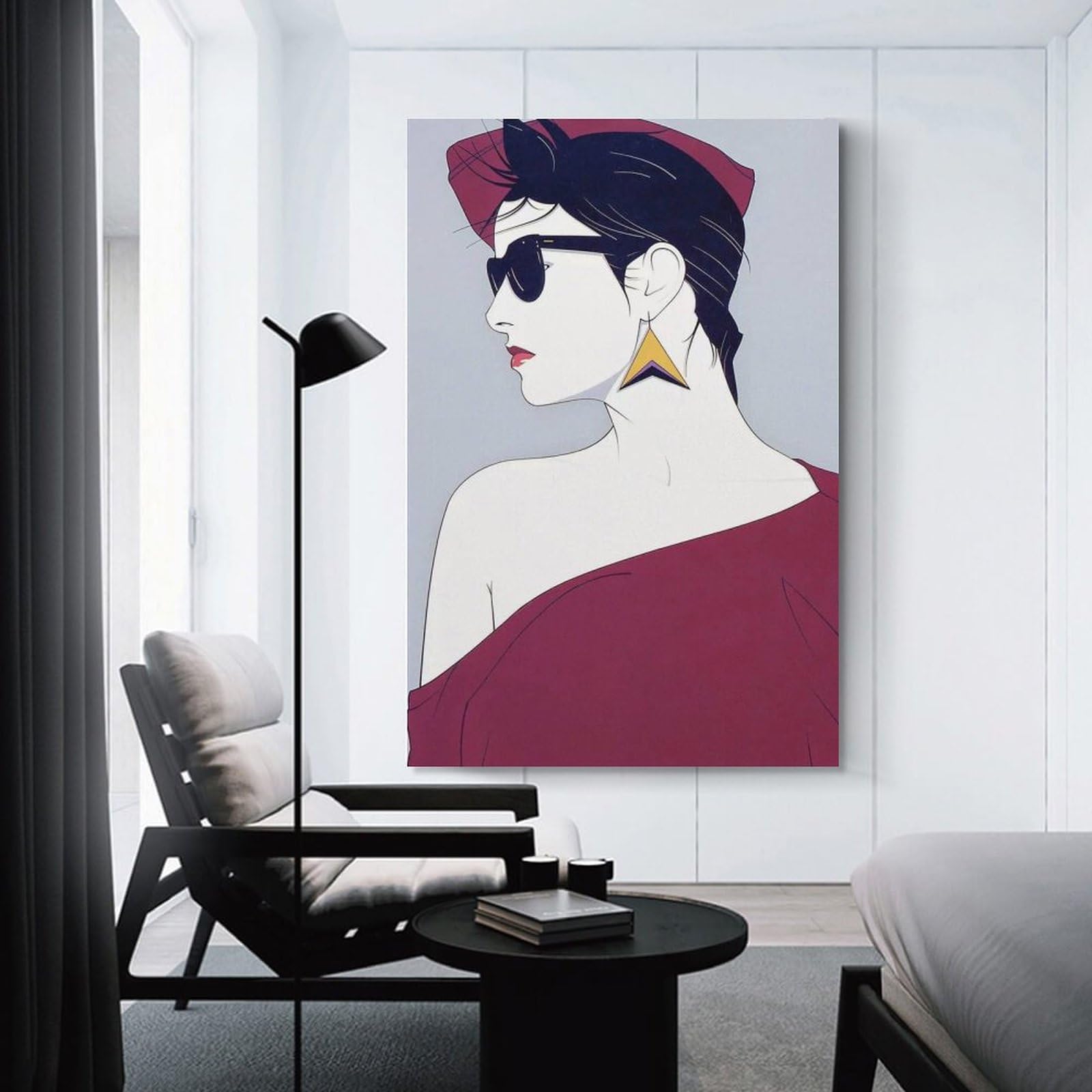 Amazon.co.jp: Patrick Nagel Print Painting (66) アートパネル 
