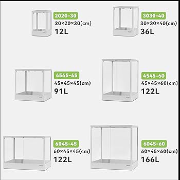 ADVINCI 爬虫類飼育ケージ30×30×40 強化ガラス アルミフレーム Amazon | ADVINCI 爬虫類飼育ケージ 30×30×40cm 36L 強化ガラス完全