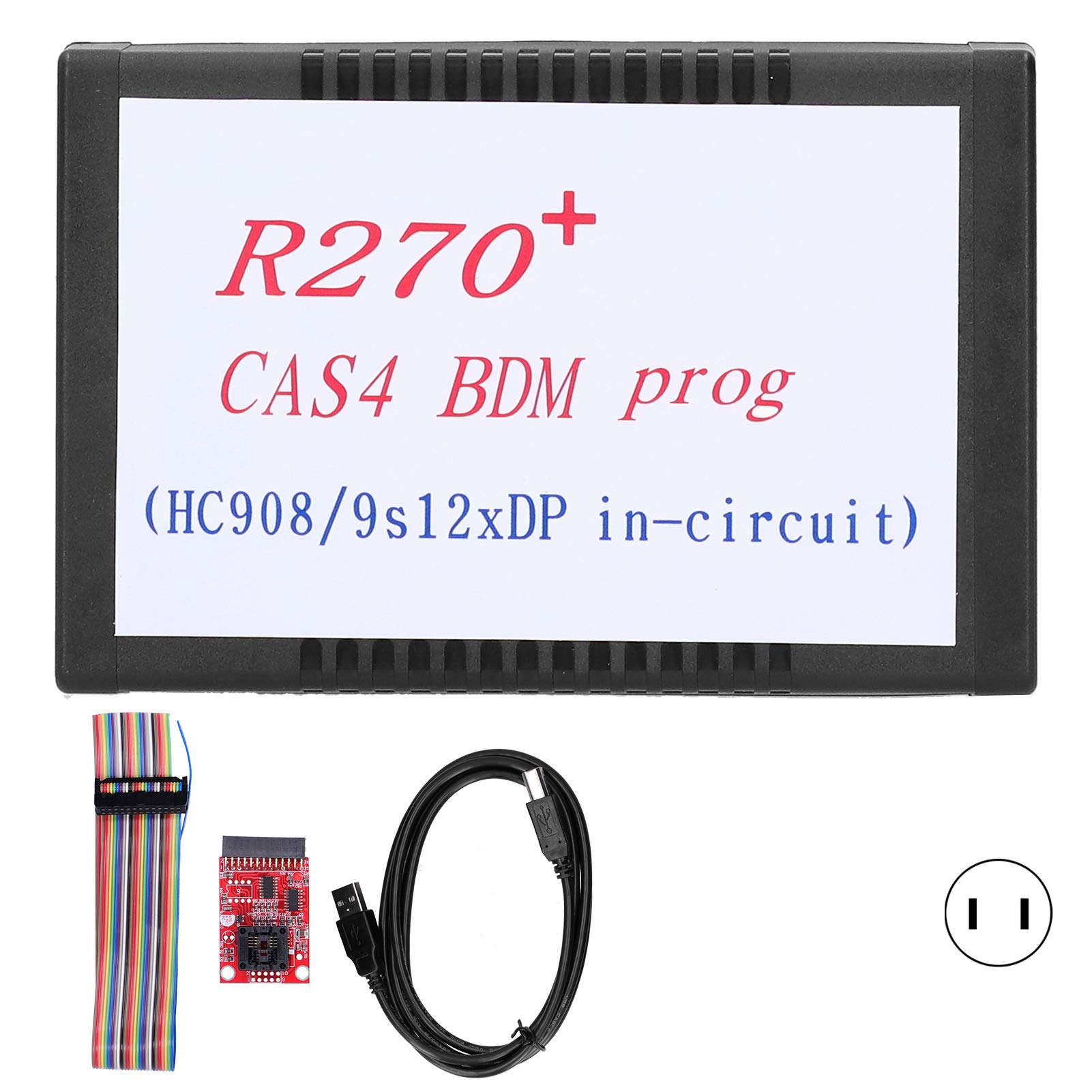 KIMISS Programmes R270, programmes R270, programmes R270, programme Key Programmerr270R270 + BDM Auto Key Programmer ABS Portable Fit pour compatible avec la prise EZS AU 110-240V