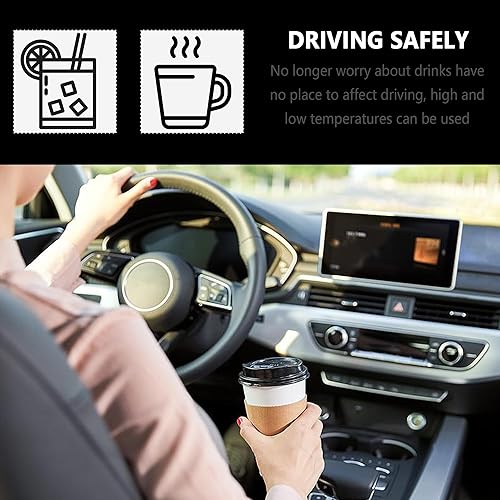 Miniatura 7 de 4 posavasos de silicona para automóvil con diseño en forma de diamante, antideslizante y resistente al calor, portavasos universales, accesorios
