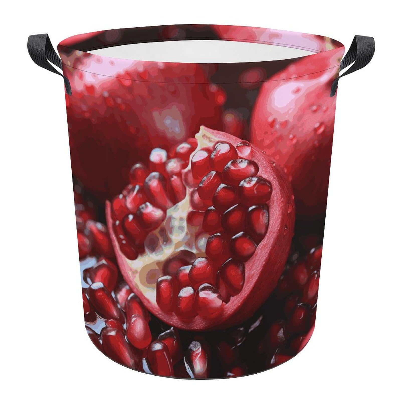 Panier à linge pliable contre le désordre de salle de bain motif grenade