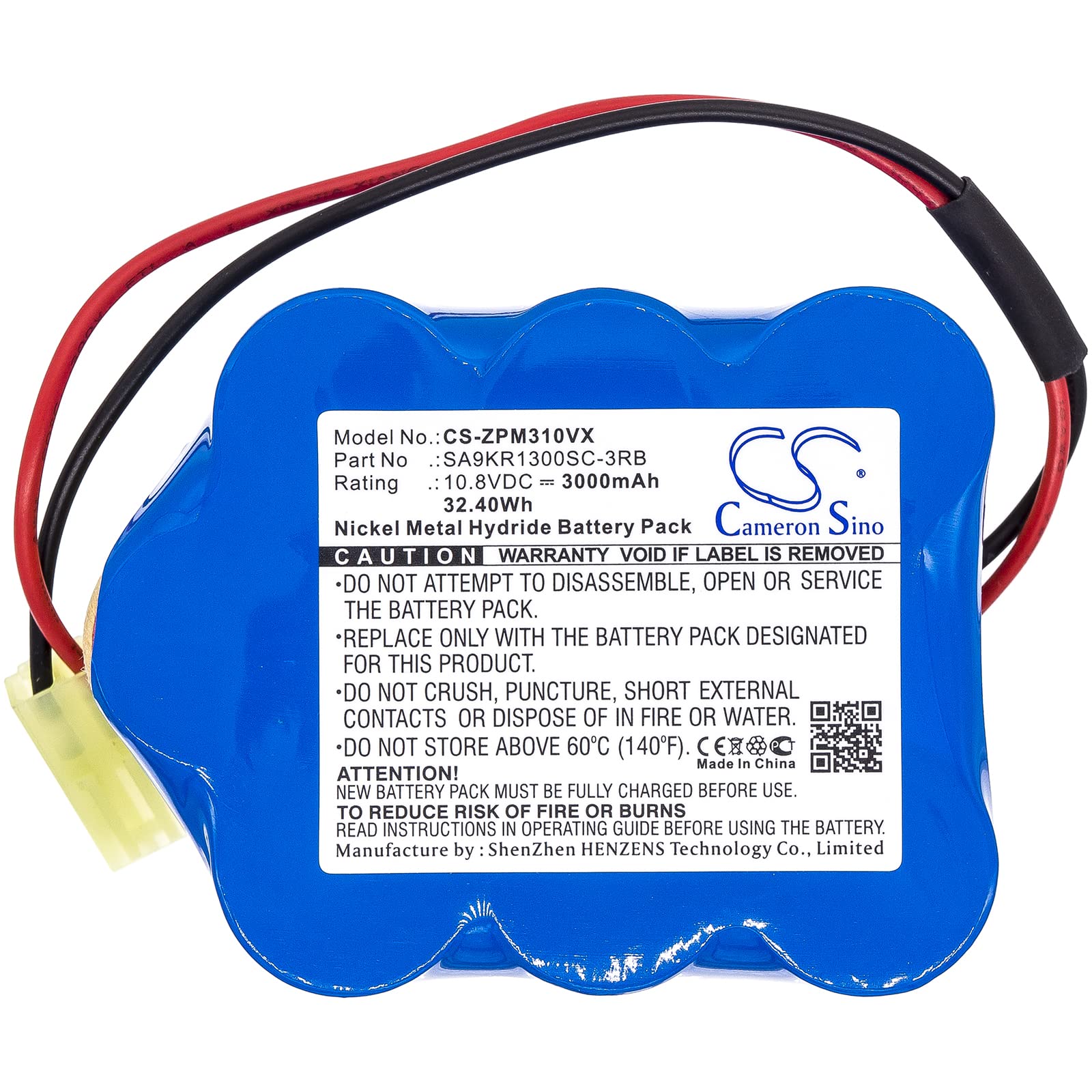 TECHTEK Batterie 3000mAh Compatible avec [ZEPTER] 9P-130SCR, 9P-130SCS, 9P130SCR, 9P130SCS, LMG-310 remplace 9W-1300Cs-Z, C23106FM-SRCB, SA9KR1300SC-3RB FBA