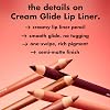 e.l.f. Delineador de Labios Cream Glide, Lápiz Altamente Pigmentado para Dar Forma y Esculpir Labios, Acabado Semi-Mate, Vegano y Libre de Crueldad 5