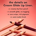 e.l.f. Cream Glide Lip Liner, Highly-Pigmented Pencil For Shaping & Sculpting Lips, Semi-Matte Finish, Vegan & Cruelty-Free, Spill The Tea