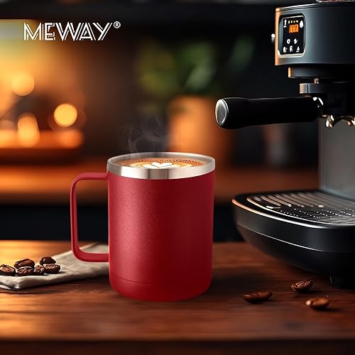 Miniatura 8 de MEWAY - Taza de café con asa, vaso térmico