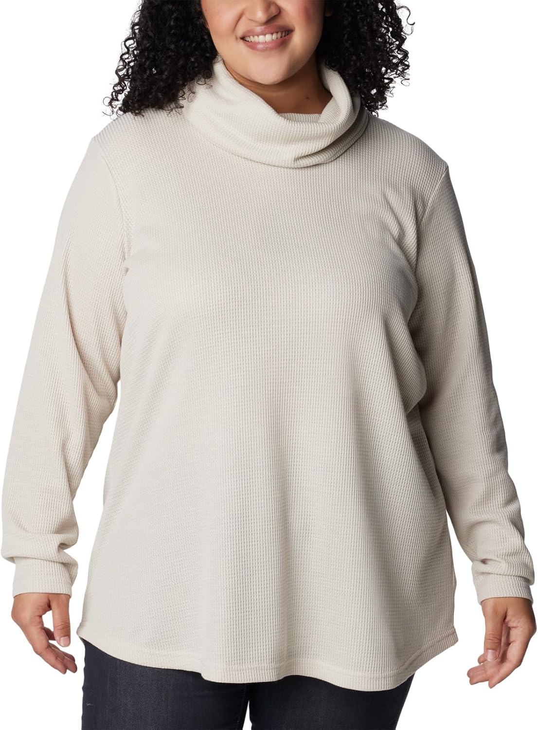 Columbia Womens Holly Hideaway Waffle Cowl Neck Pullover - Image 5