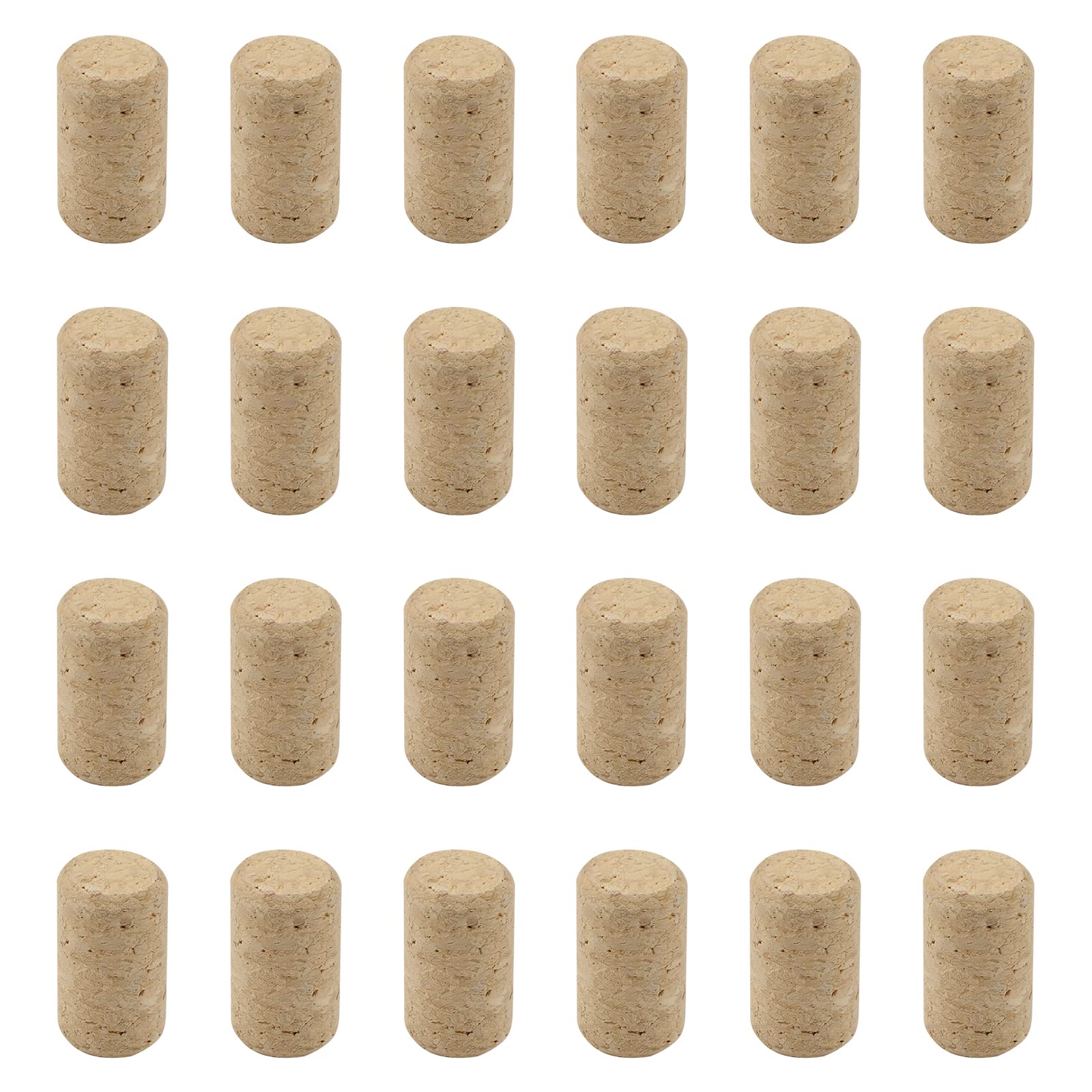 INCREWAY Wine Corks, 24 Pcs Straight Corks, Natural Wine Corks Premium Wine Stoppers for Bottling of Wines (21 x 37 mm)