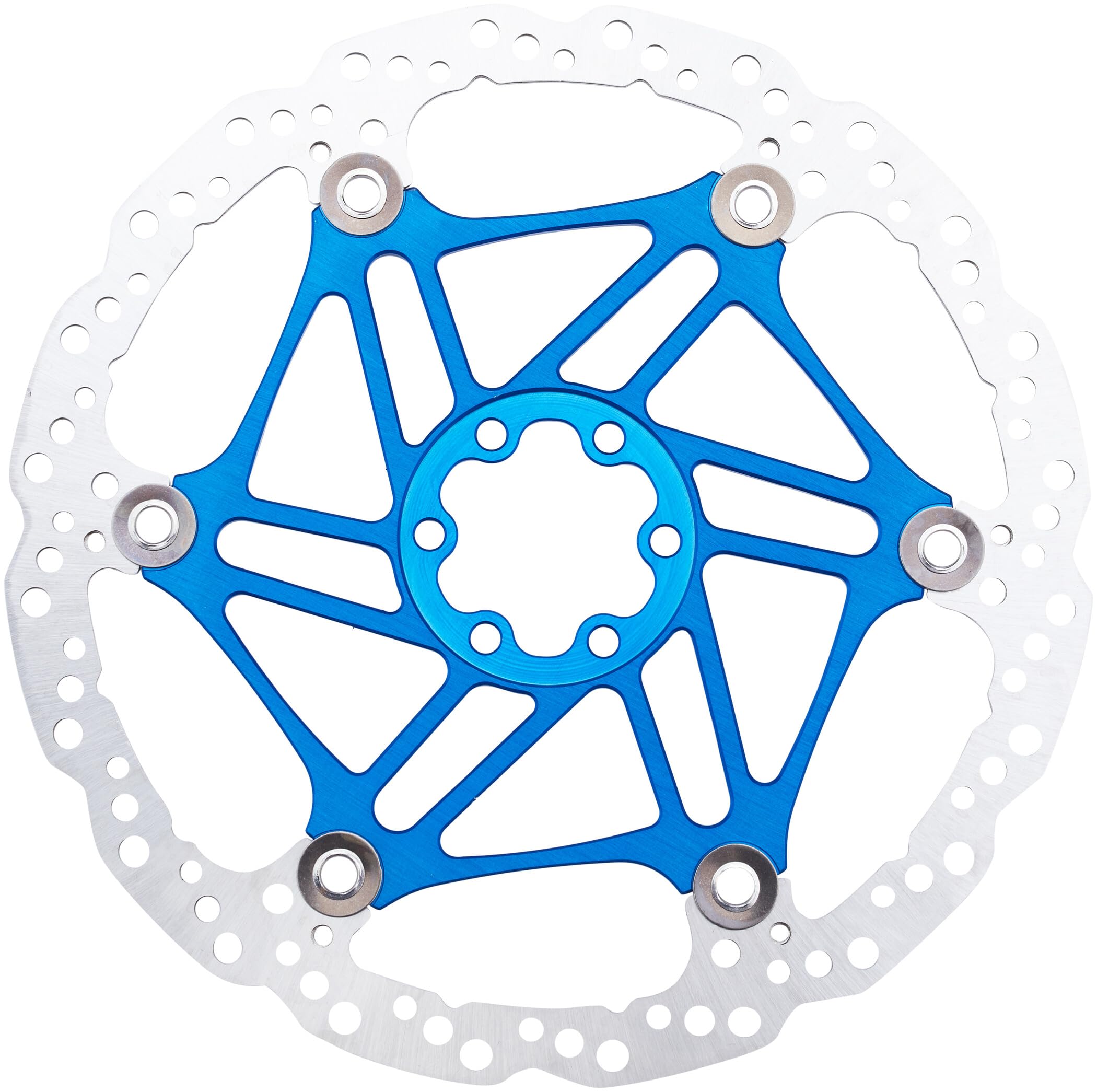 Hope V4 Floating Brake Disc 6-Hole 203 mm Silver/Blue