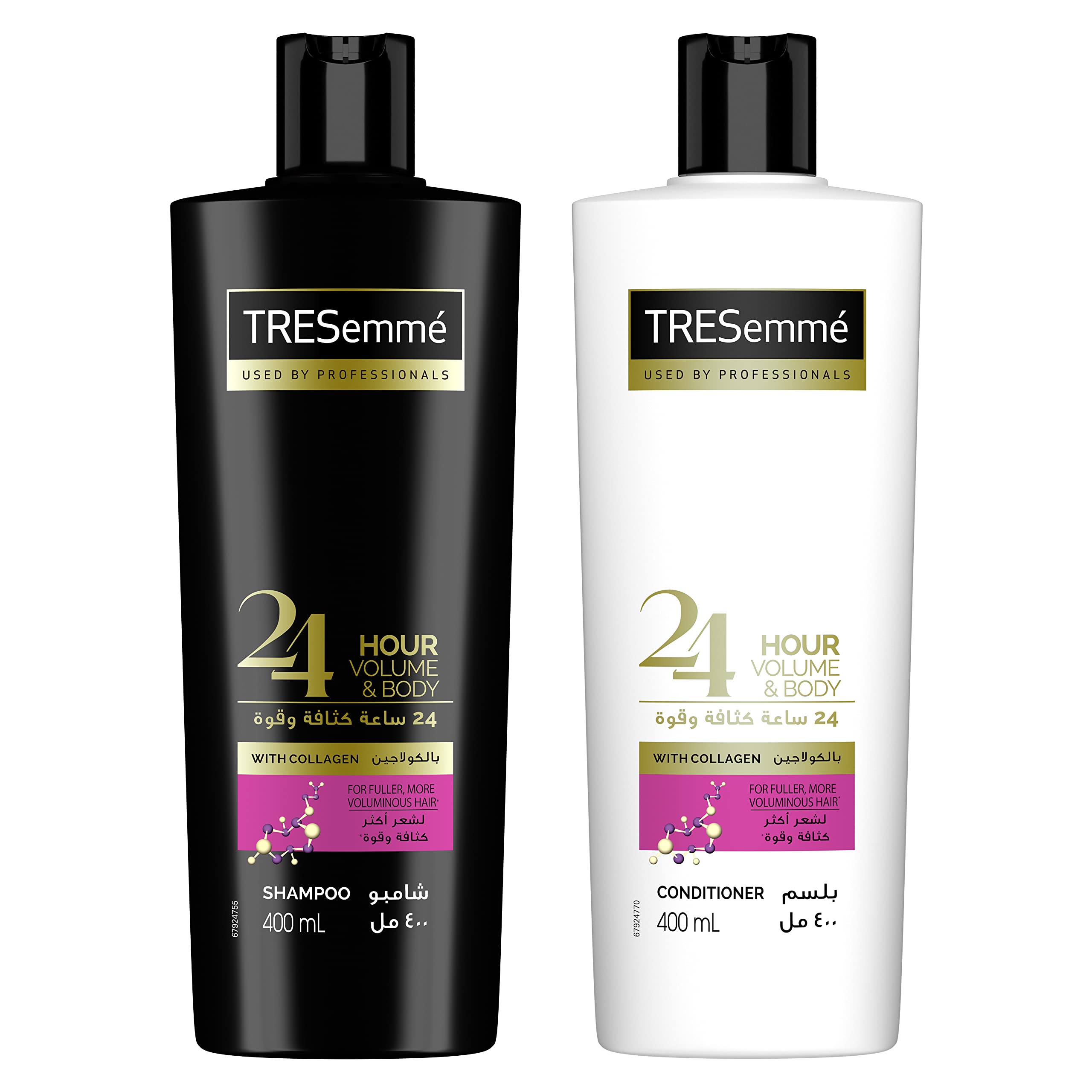 TRESemméShampoo 24 Hour Volume & Body, 400ml + Conditioner