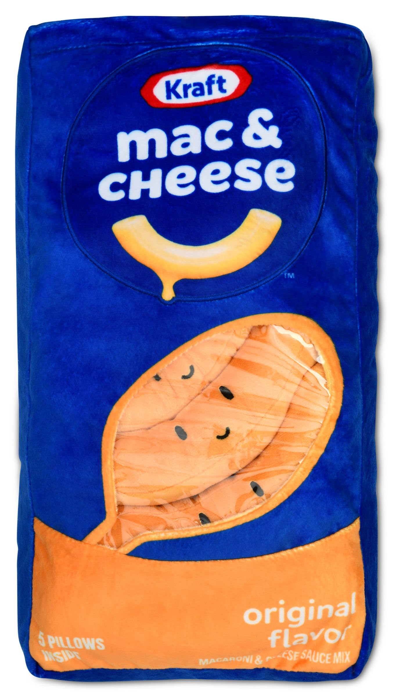 Oreiller boîte de macaronis iscream Kraft avec mini peluches douces - 7