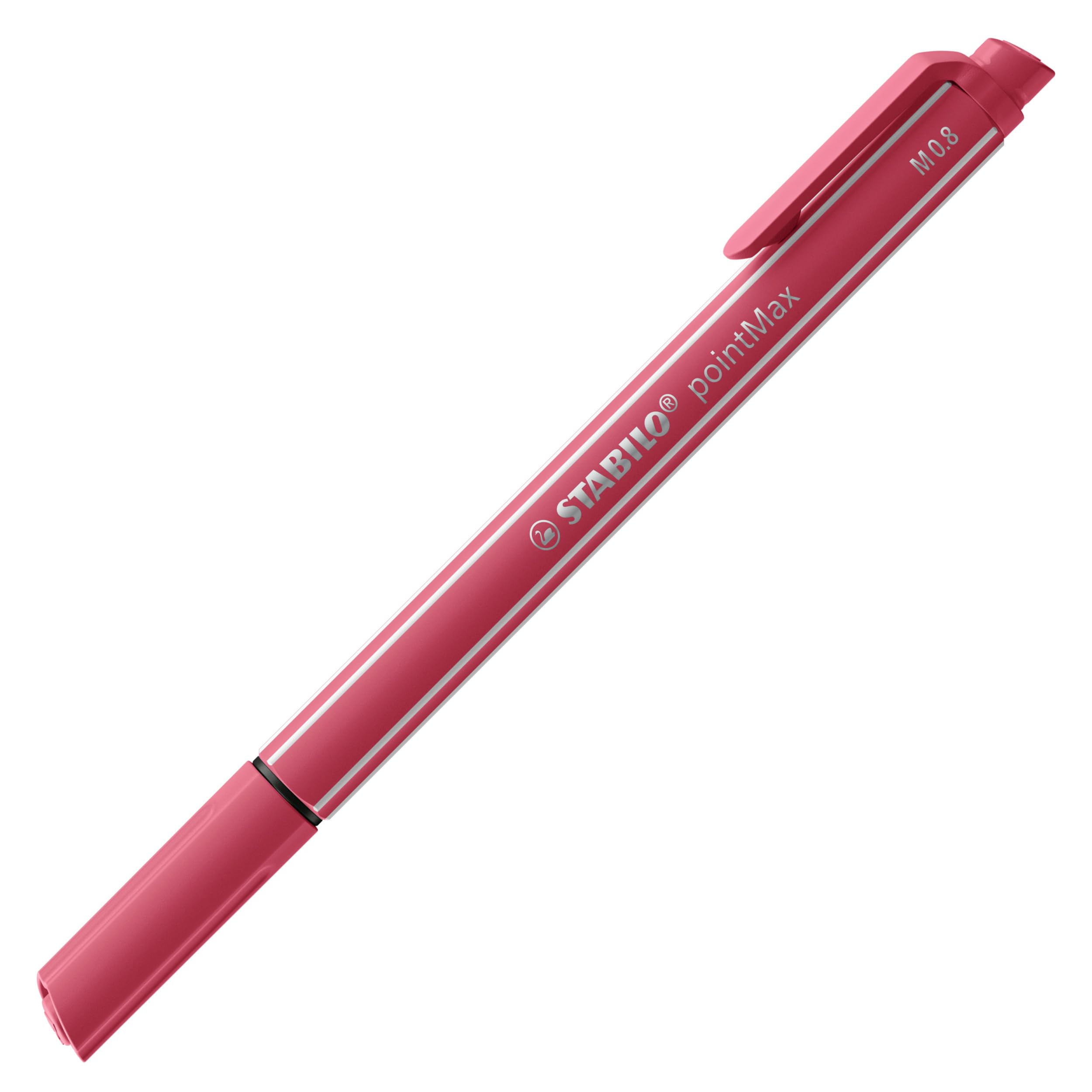 STABILO Fineliner pointMax - ARTY - Pack of 32 - Assorted Colours - Image 2