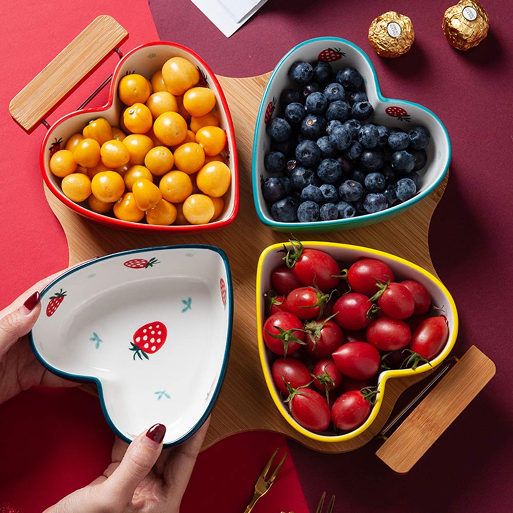 Creativo Vassoio di Frutta in Camera Living Home Candy Snack Vassoio Griglia Ceramica Frutta Secca Storage Box Cassetto del Dessert di Frutta Decorative Bowl